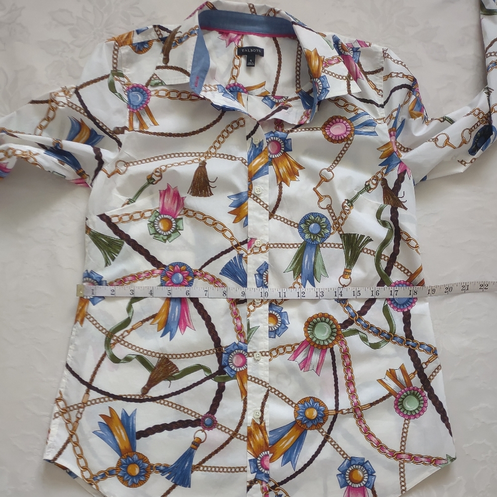 Talbots Links And Ribbons Chain Link Equestrian P… - image 5